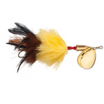 Blue Fox Vibrax Super Bou – Lame Tandem Nero/Arancione (SBOU10-BKO) 10g Per Pesca Persici