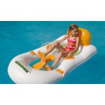 Aviva Challenger Childrens Inflatable Paddle Boat with Rotating Paddles