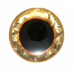 Bassday Eye Seal Silver Orange Ring