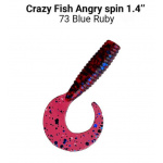 Crazy Fish Angry Spin 73 Blue Ruby