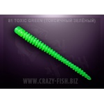 Crazy Fish Cruel Leech 81 Toxic Green