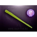 Crazy Fish Cruel Leech 6 Chartreuse