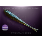 Crazy Fish Glider Floating 42 Green Pumpkin Blue