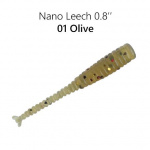 Crazy Fish Nano Leech 1 Olive