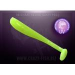 Crazy Fish Nano Minnow 6 Chartreuse