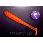 Crazy Fish Nano Minnow 77 Toxic Orange