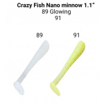 Crazy Fish Nano Minnow 89 Glowing, 91