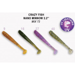 Crazy Fish Nano Minnow Mix 72