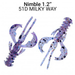 Crazy Fish Nimble 51D Milky Way