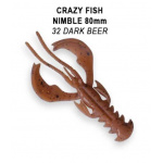 Crazy Fish Nimble Floating 32 Dark Beer