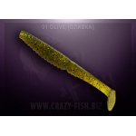 Crazy Fish Scalp Minnow 1 Olive