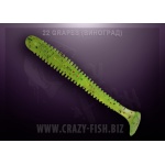 Crazy Fish Vibro Worm 22 Grapes