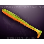 Crazy Fish Vibro Worm 5D Orange Chart