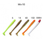 Crazy Fish Vibro Worm Floating M93 Mix