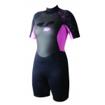 KGB Alarm  Ladies Short Wetsuit Pink