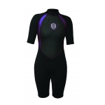 KGB Alarm  Ladies Short Wetsuit Violet