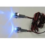 LED Screw M6 Light Blue 2 pc Set