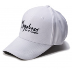 Megabass Field Cap Brush Logo WHT/BLK