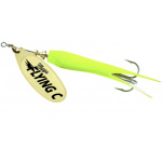 Mepps Aglia Flying C Gold Chartreuse