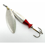 Mepps Aglia Long Heavy Silver Silver Red