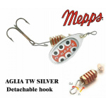 Mepps Aglia TW Detachable Hook Silver