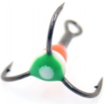 Owner Stinger-36 Resin R-W-GR-W Treble Hooks