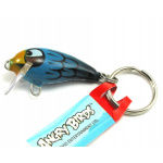 Rapala Mini Fat Rap Blue Bird Keychain