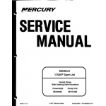 Mercury Service Manual Models 175XR2 Sport Jet