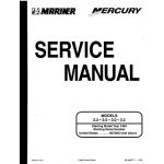 Mercury Service Manual Models 2.2, 2.5, 3.0, 3.3