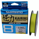 Shimano Kairiki 8 Yellow Плетеный Шнур