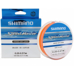Shimano Speedmaster Tapered Surf Leader Orange Monofīlā Aukla