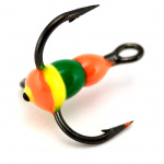 VMC 9651 Resin RGYR-Y Treble Hooks