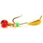 Wolfram Mormyshka Banana Chain & Beads 725 Gold