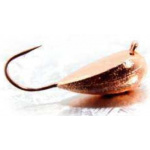 Wolfram Mormyshka Banana Electroplating 003 Copper