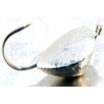 Wolfram Mormyshka Half Drop Electroplating 001 Silver