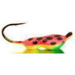 Wolfram Mormyshka Half Larva UV Painted 326 Glow