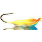 Wolfram Mormyshka Half Larva UV Painted 332 Glow