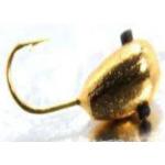 Volframa Mormiška Raindrop w/Hole Electroplating 002 Gold