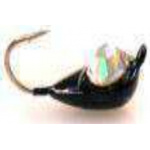 Wolfram Mormyshka Tear Drop Swarovski Crystal 610 Black