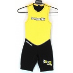 Wavelenght Sleevless Junior Short Wetsuit Yellow