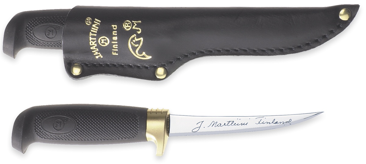 Marttiini Condor Filleting Knife 15, 826014, Black Rubber Stainless