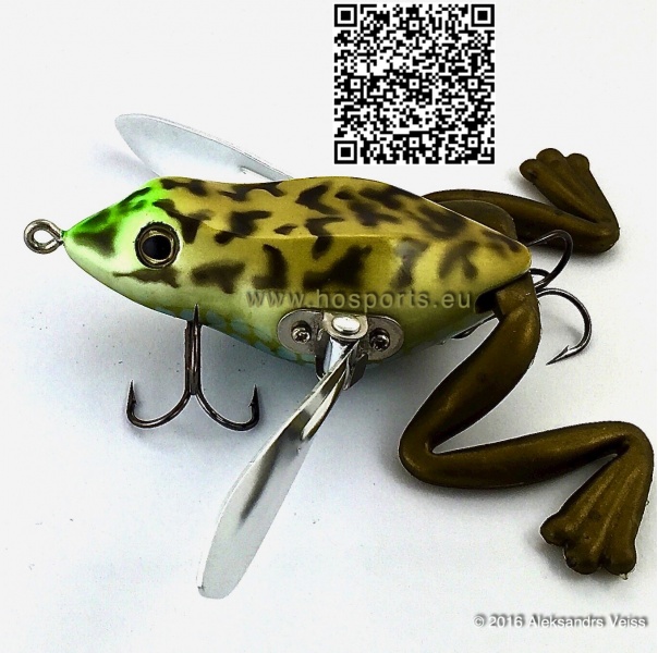 Lure River2Sea Wood'n Waddle Frog - Lure Catalogue - Lure Catalogue